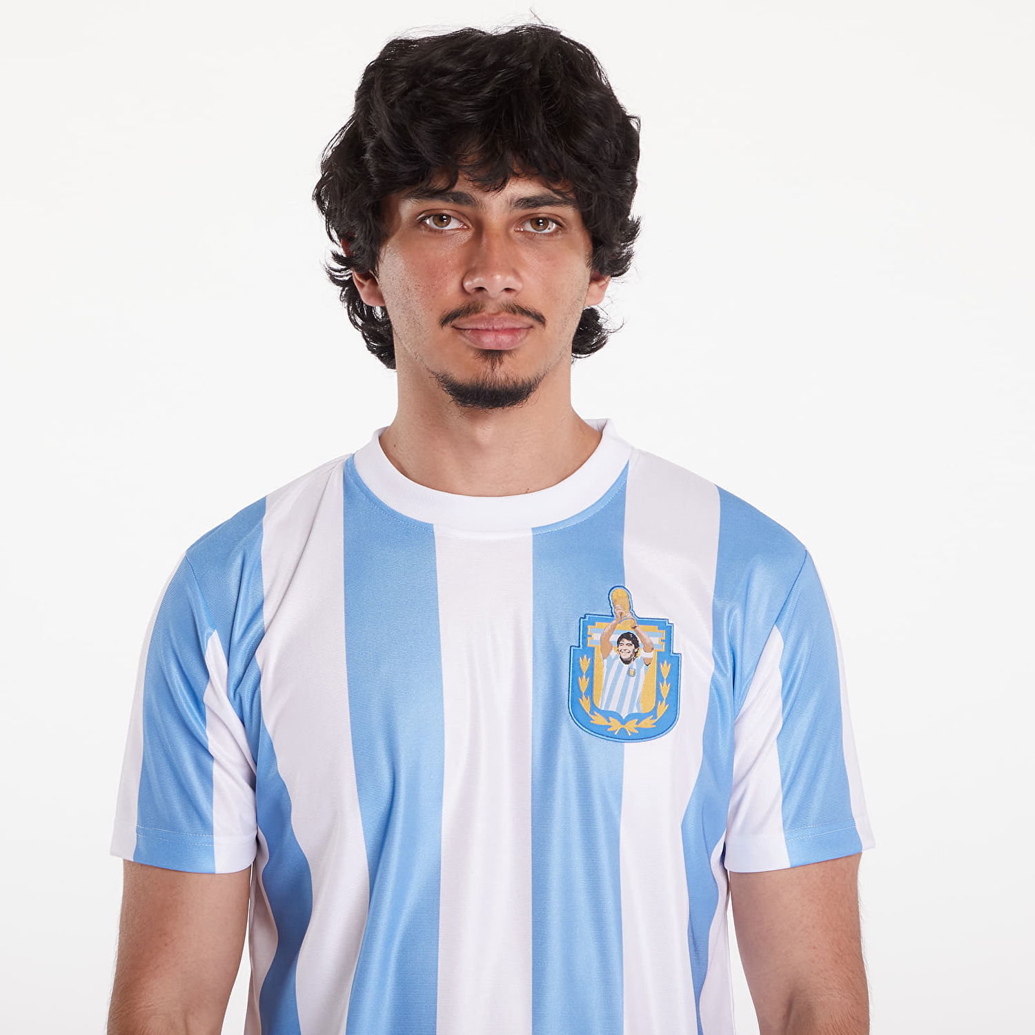 Dres COPA Maradona Argentina 1986 Retro Football Shirt Modrá | 423-002, 1