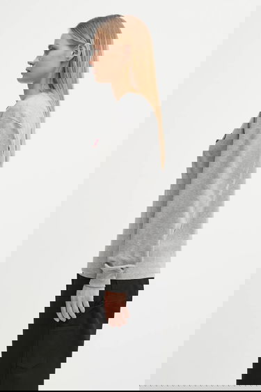 Tričko Carhartt WIP Long Sleeve Heart Patch T-Shirt Šedá | I035469.39NXX, 1