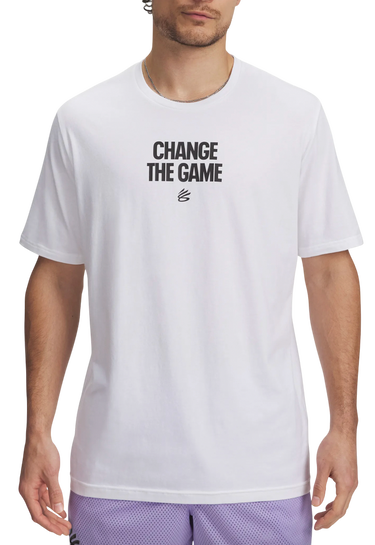 Tričko Under Armour Curry Playable T-Shirt Biela | 6007304-100, 0