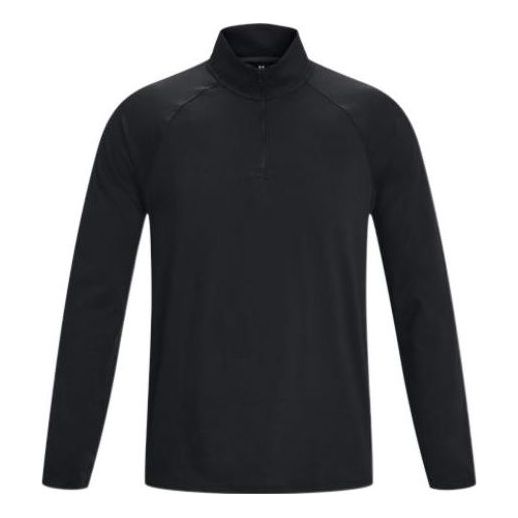 Sveter Under Armour Meridian Quarter Zip Pullover Čierna | 1378991-001