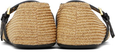Oblečenie Alaïa ALAÏA Paper Straw Ballerina Flats Béžová | AA3A058TK036, 1