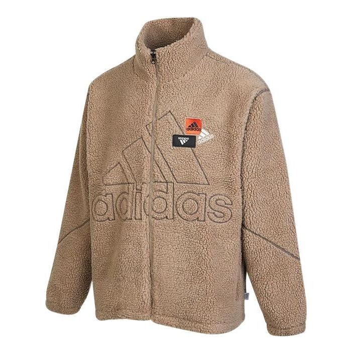 Sveter adidas Originals Sherpa Fleece Jacket Hnedá | HN8954, 0