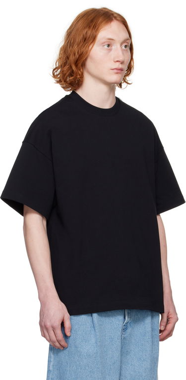 Tričko Jil Sander Jil Sander Logo Flag Shoulder T-Shirt Čierna | J22GC0195_J20244, 1
