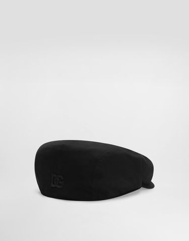 Šiltovka Dolce & Gabbana Dolce & Gabbana Cotton Drill Flat Cap Čierna | GH587ZFU611N0000, 1