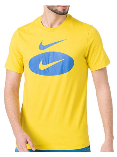 Tričko Nike Sportswear Swoosh Oval T-Shirt Žltá | DM6343-709