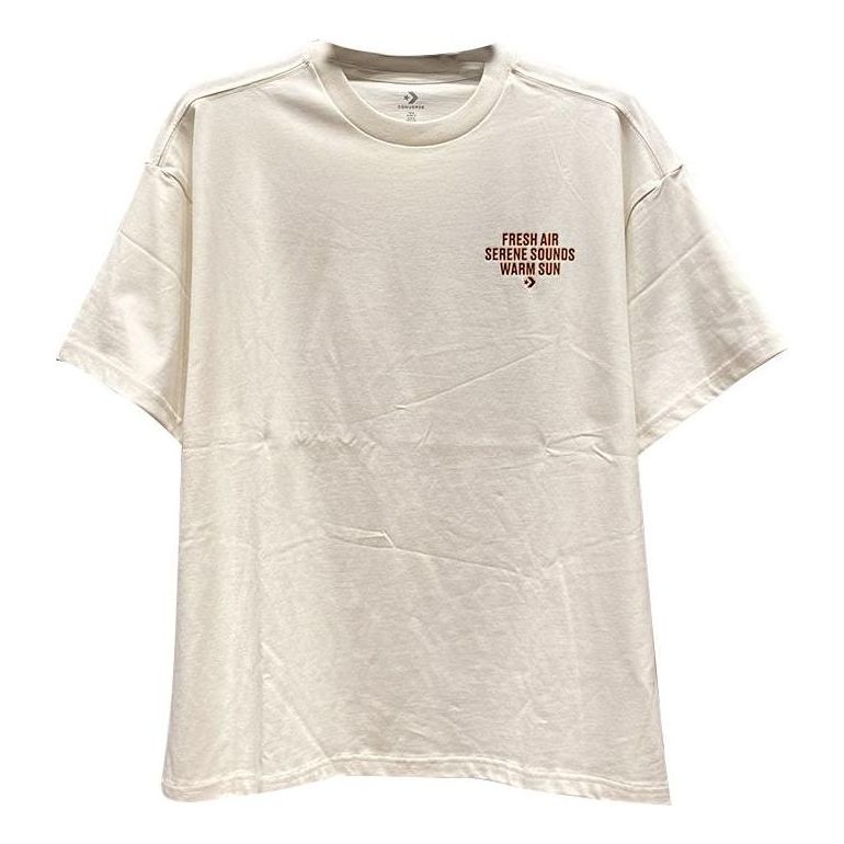 Tričko Converse Chevron Logo Graphic T-Shirt Biela | 10025852-A02