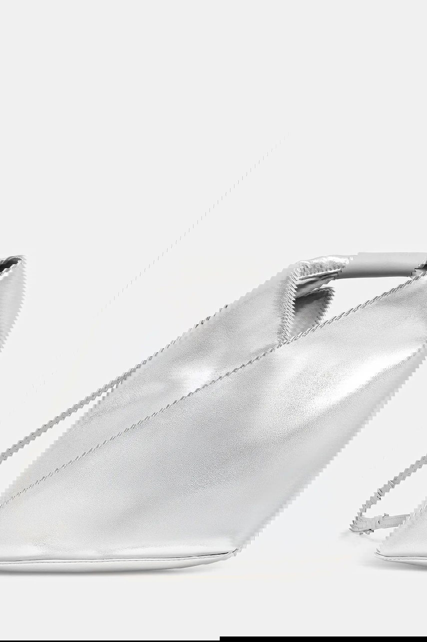 Kabelka Maison Margiela MM6 Maison Margiela Metallic Crossbody Bag Metalická | SB6WD0026.P8496.T9002, 0