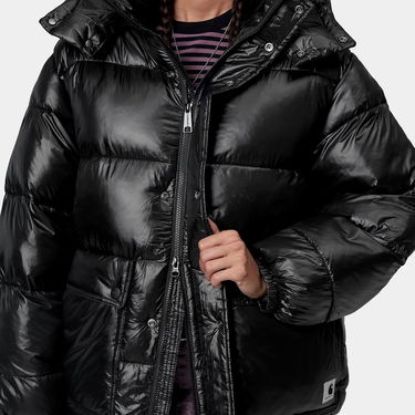 Prešívaná bunda Carhartt WIP Benson Puffer Hooded Jacket Čierna | I035370_9, 3