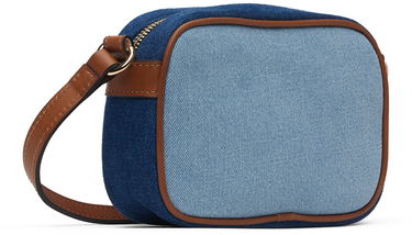 Taška cez rameno CHLOÉ Chloe Embroidered Camera Bag Modrá | C20276, 2
