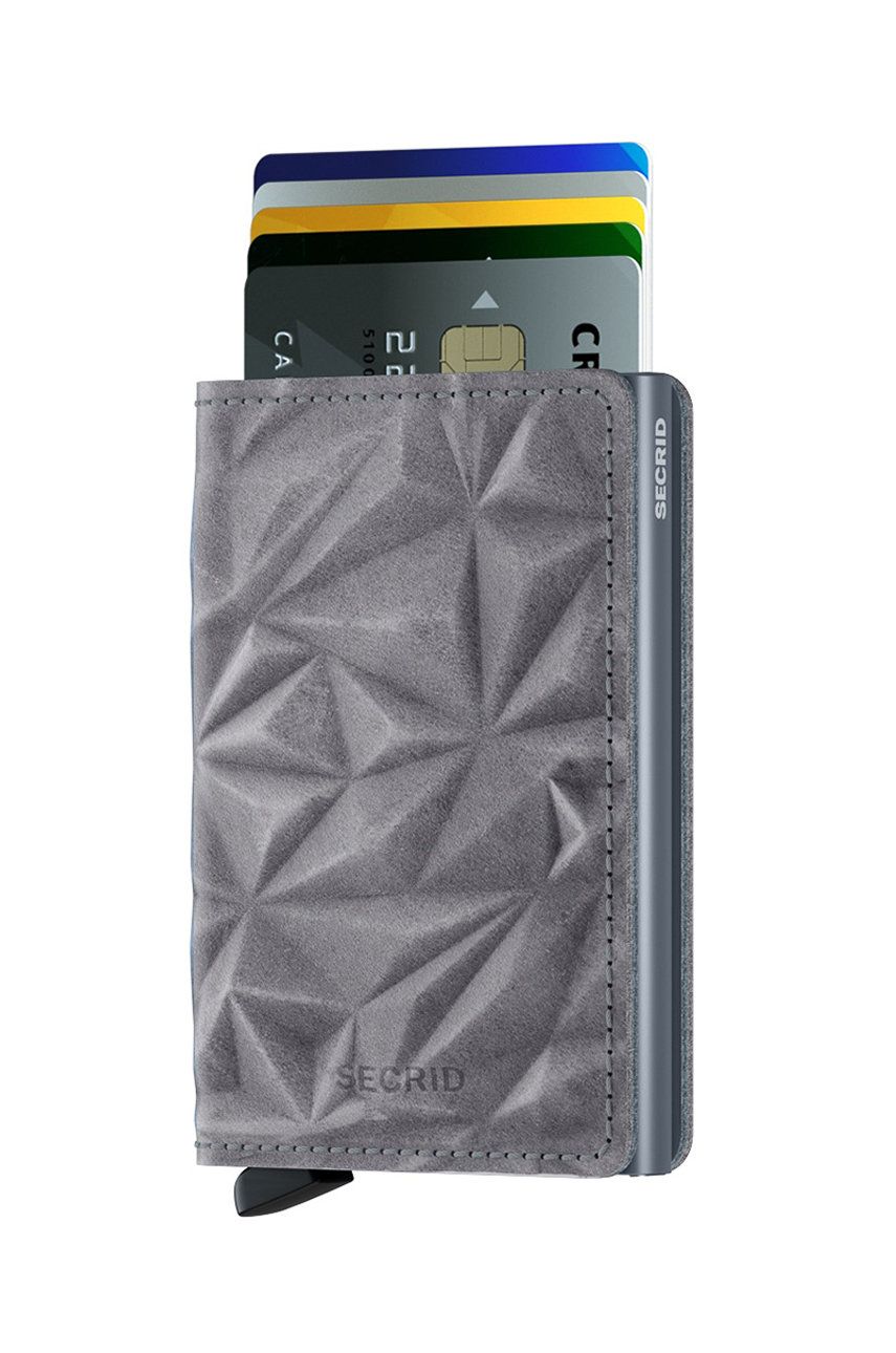 Peňaženka Secrid Leather wallet Šedá | SPr.Stone, 0