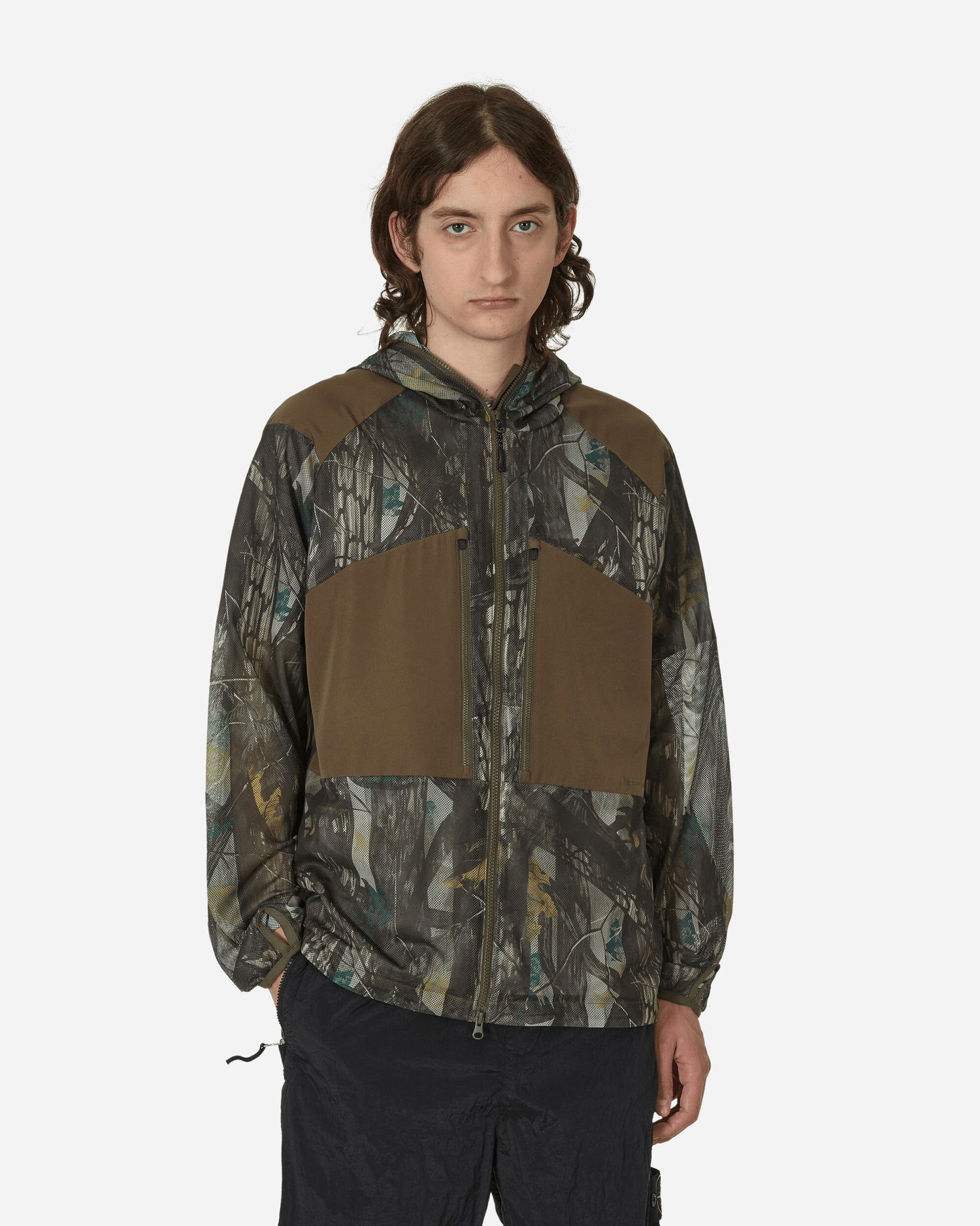 Bunda Snow Peak Printed Insect Shield Mesh Jacket Zelené | JK-23SU014 KH, 0