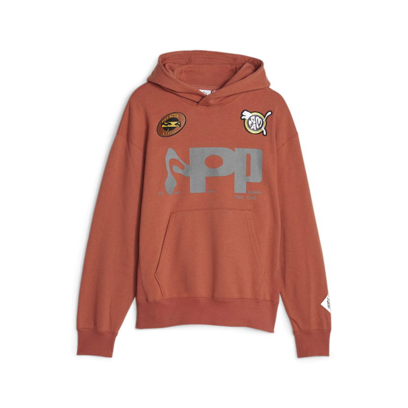 Mikina Puma Perks and Mini Graphic Hoodie Oranžová | 622677-41