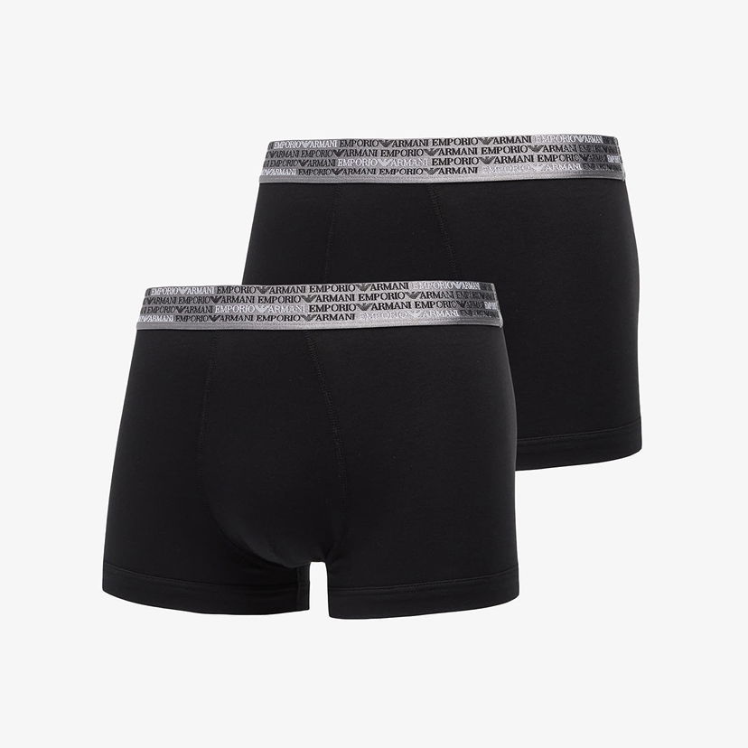 Boxerky Emporio Armani EA7 Bottom Trunk 2-Pack Čierna | EM000253AF18544MC005
