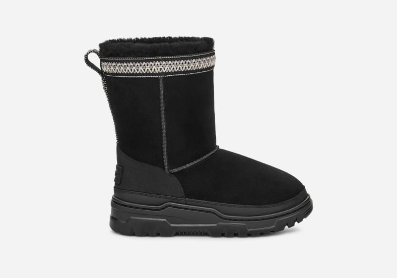 Tenisky a topánky UGG Classic Short TrailGazer Boots 32.5 Čierna | 1157694K-BLK, 0