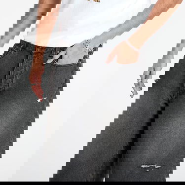 Šortky BAPE Sta Relaxed Fit Denim Shorts Šedá | 001DSL801302MBLK, 1