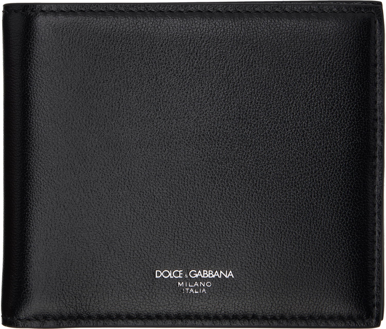 Peňaženka Dolce & Gabbana Dolce&Gabbana Calfskin Bifold Wallet Čierna | BP1321AV956, 0