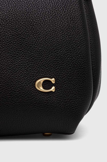 Kabelka Coach Coach Leather Shoulder Bag Čierna | CM544, 3