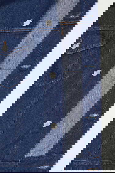 Bunda Maison Margiela Denim Jacket with Contrast Stitching Modrá | SH0AM0038, 6