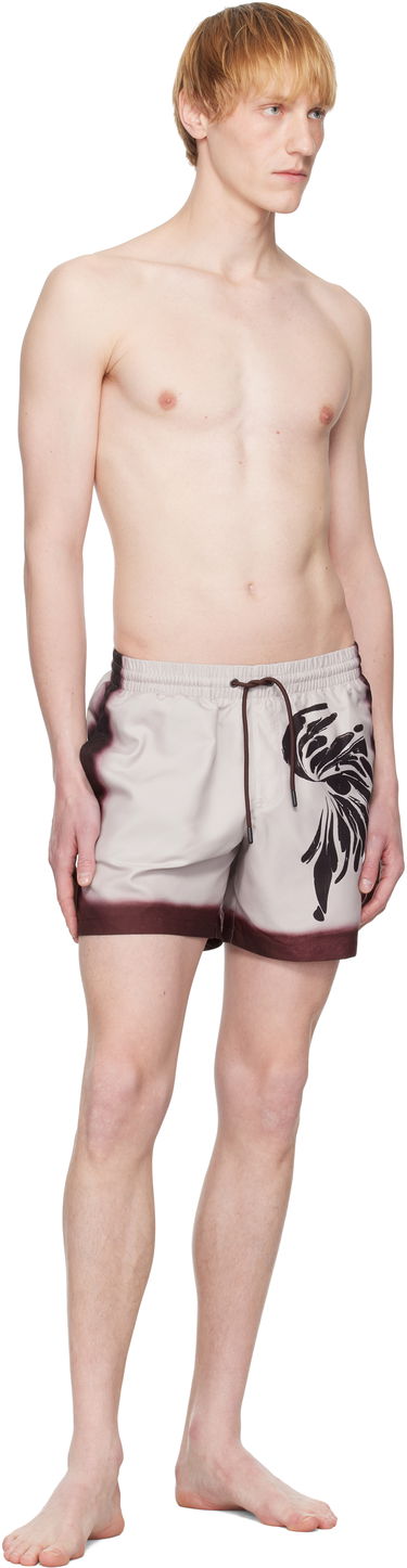 Plavky Dries Van Noten Dries Van Noten Printed Swim Shorts Béžová | 251-082500-1433, 3