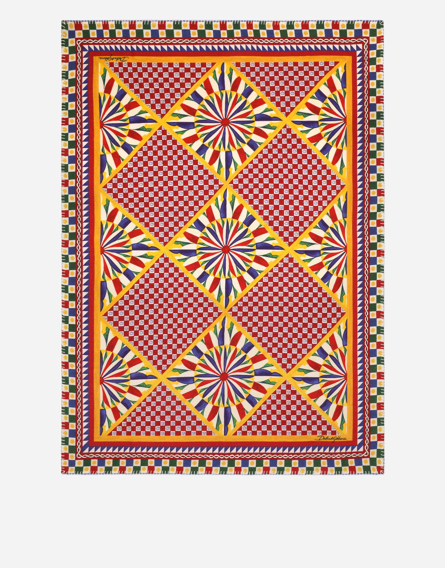 Home decor Dolce & Gabbana Dolce & Gabbana Silk And Wool Blanket - Plaid Rôznofarebný | TCE012TCAB6UC072, 0