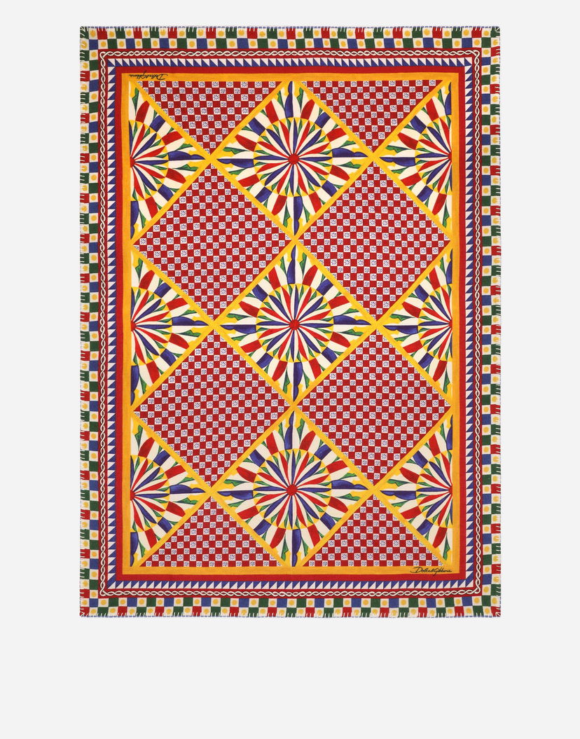 Home decor Dolce & Gabbana Dolce & Gabbana Silk And Wool Blanket - Plaid Rôznofarebný | TCE012TCAB6UC072