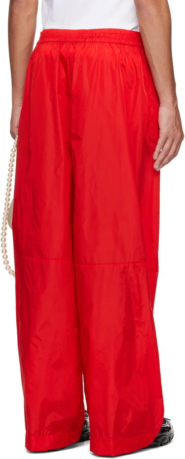 Tepláky Simone Rocha Simone Rocha Wide Leg Track Pants Červená | 4146D 1067, 2