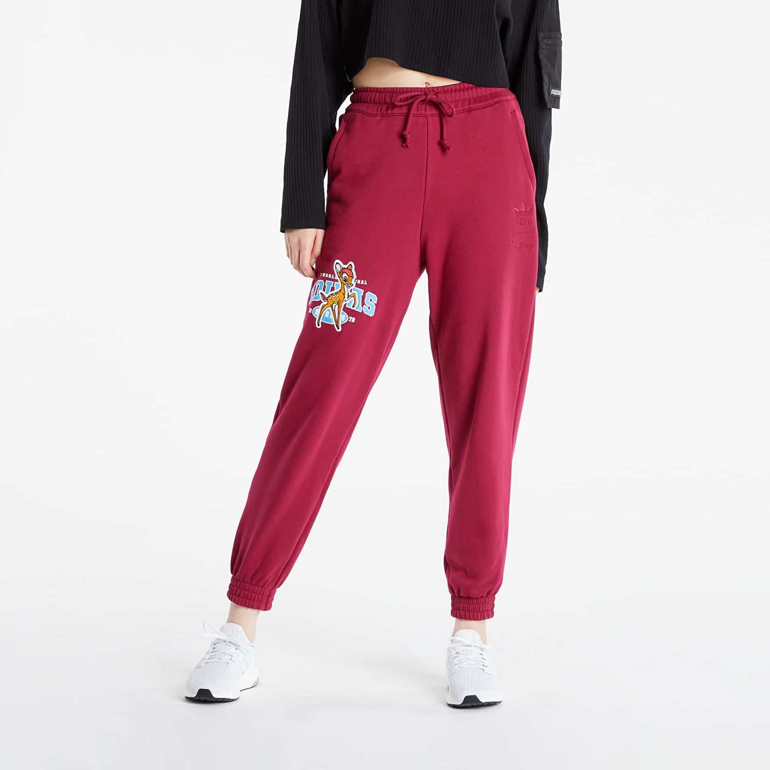 Tepláky adidas Performance Bambi Jogger Legacy Vínová | HD2756, 0