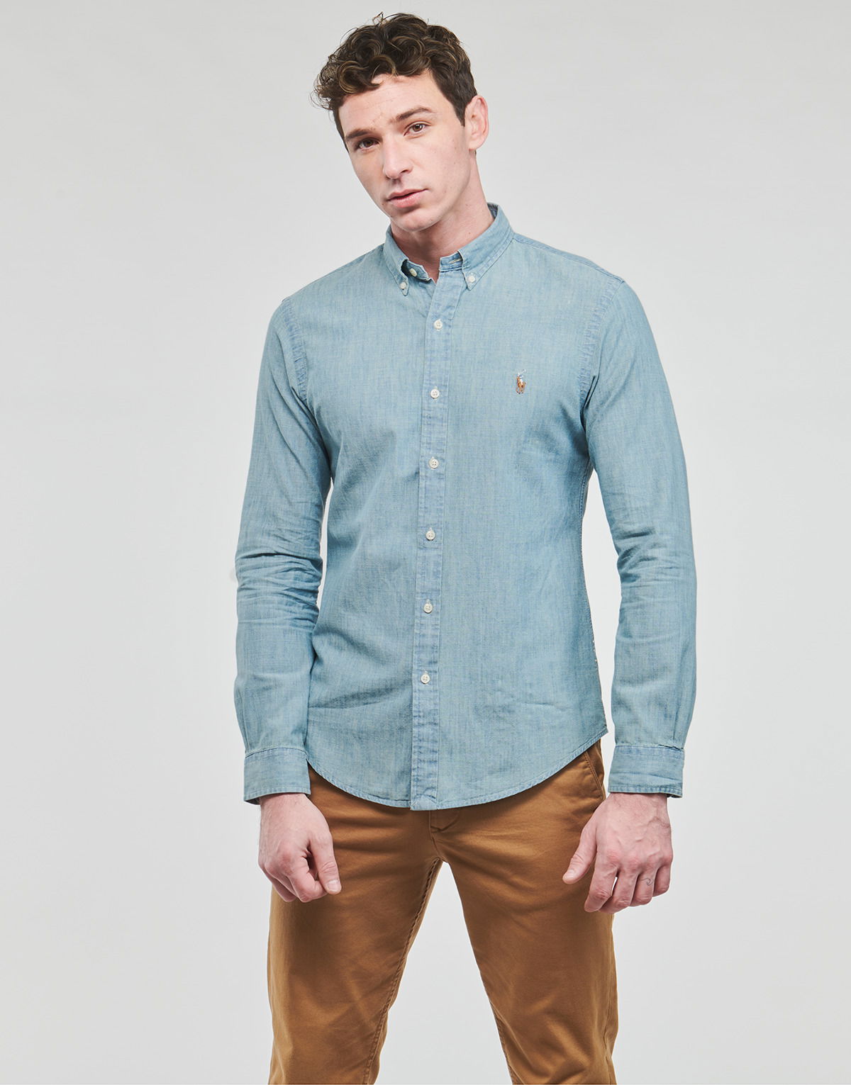 CHEMISE COUPE SLIM DENIM SHIRT