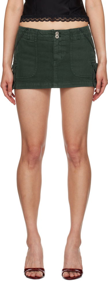 Sukňa GUIZIO Guizio Anais Cargo Miniskirt Zelené | F24312W100, 0