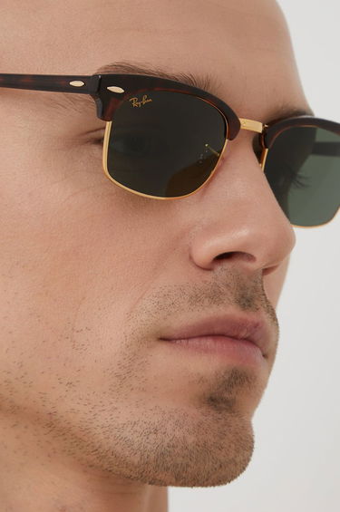 Slnečné okuliare Ray-Ban Ray-Ban Clubmaster Square Sunglasses Hnedá | 0RB3916, 6