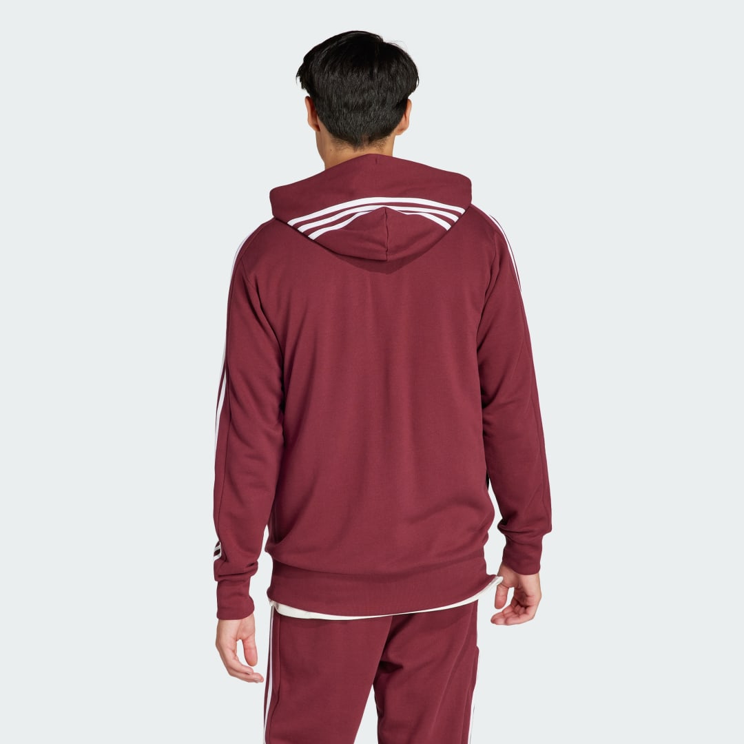 Sportswear Essentials French Terry 3-Stripes Full-Zip Hoodie