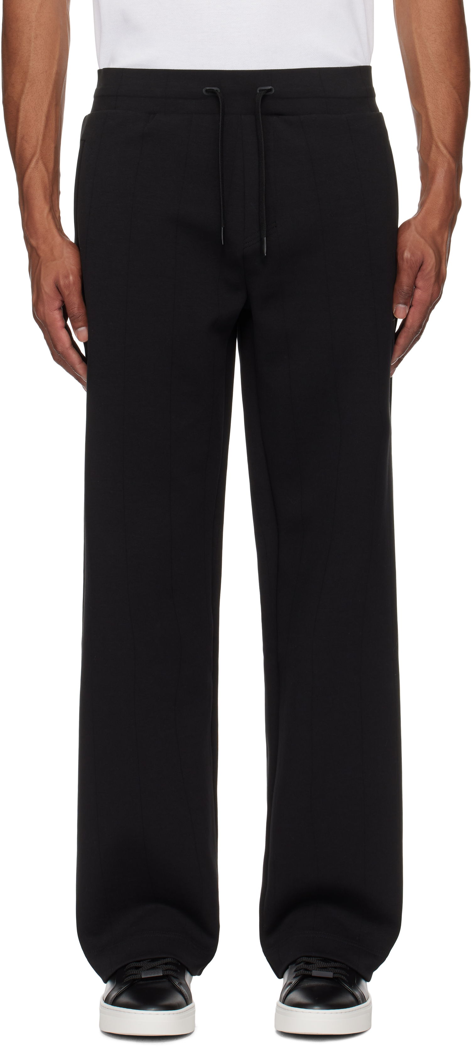 Tepláky BOSS Men's Cotton Track Pants Čierna | 50530015, 0
