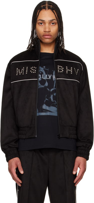 Bomber bunda MISBHV MISBHV Star Faux Suede Track Jacket Čierna | 250M401, 0
