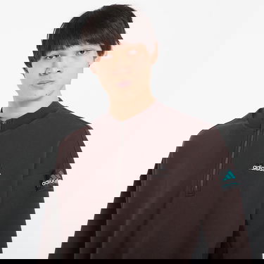 Mikina adidas Performance Equipment Blocked Half-Zip Sweatshirt Hnedá | KE1352, 1