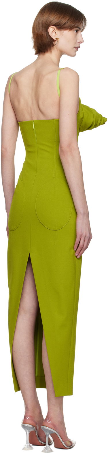 Šaty Jean Paul Gaultier Jean Paul Gaultier 'The Conical Bra Cup' Maxi Dress Zelené | 25/33-F-RO330-J081-43, 2