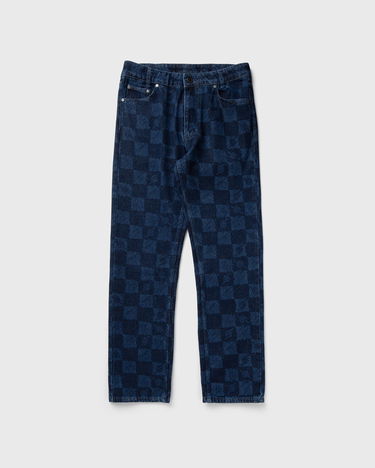 Džínsy DAILY PAPER Kibo Check Jacquard Jeans Modrá | 2423056, 0