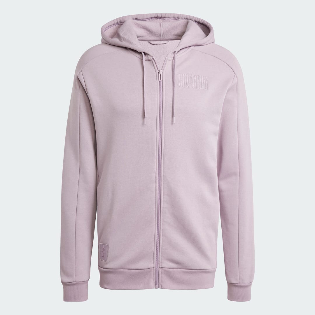 Mikina adidas Performance Juventus Seasonal Full-Zip Hoodie Fialová | JI9493, 1