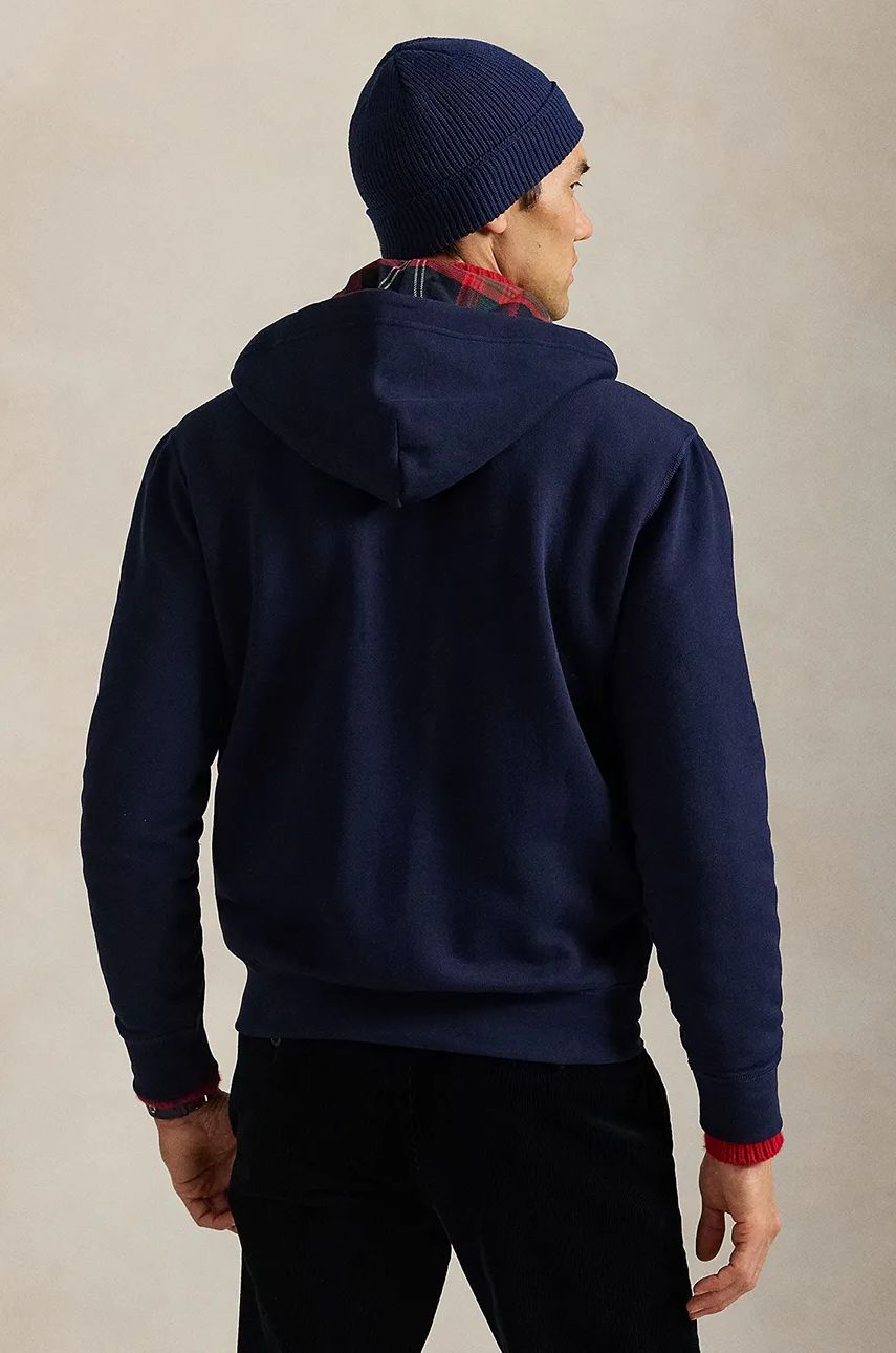 Navy Blue Hoodie With Hood