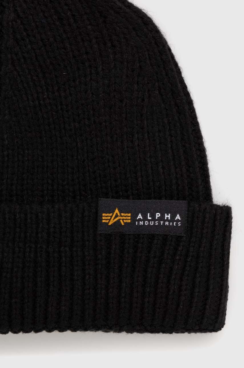 Kulicha Alpha Industries Dockers Beanie Čierna | 138905.03, 1
