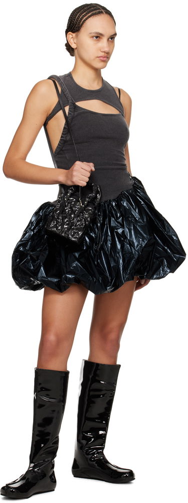 Tielko Ottolinger Ottolinger Bubble Mini Dress Čierna | 601002, 3