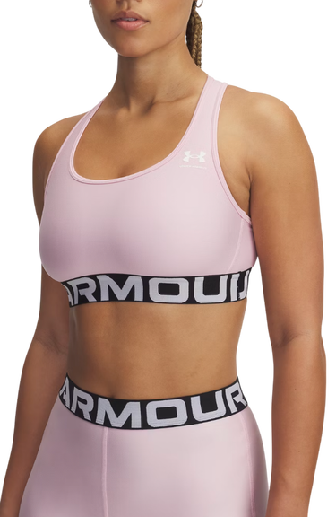Podprsenka Under Armour Under Armour UA HG Mid Branded Sports Bra Ružová | 1383544-647, 0