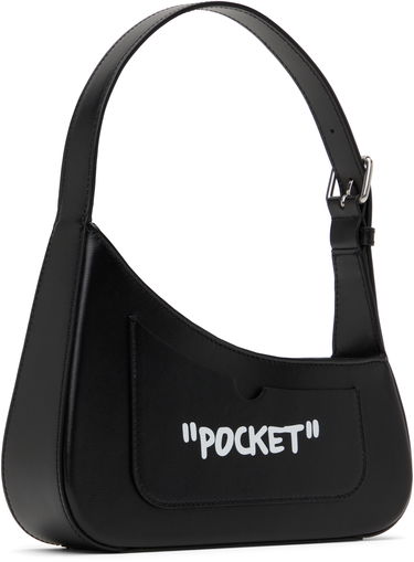 Kabelka Off-White Off-White Jitney Quote Shoulder Bag Čierna | OWNN18AC99LEA0011001, 2