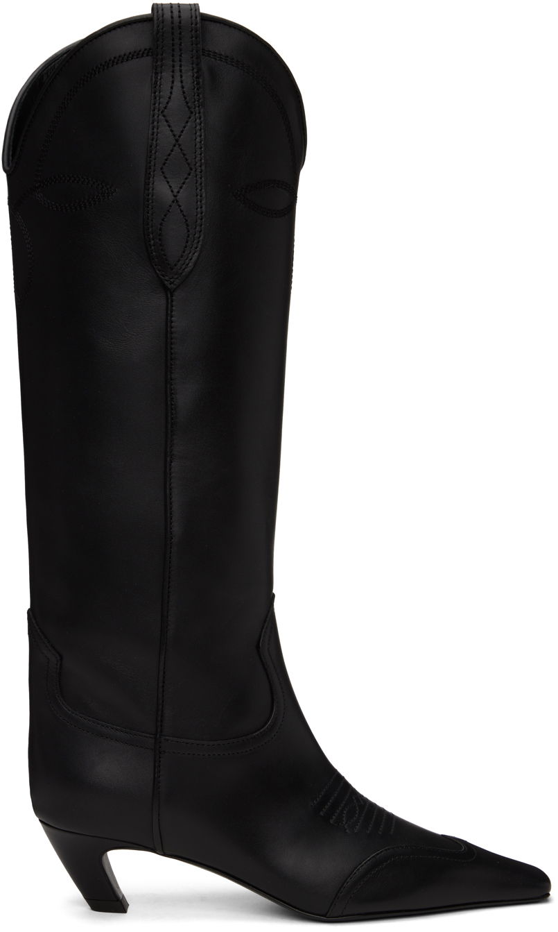 Tenisky a topánky Khaite The Dallas Knee-High Boots Čierna | F1009-722, 0
