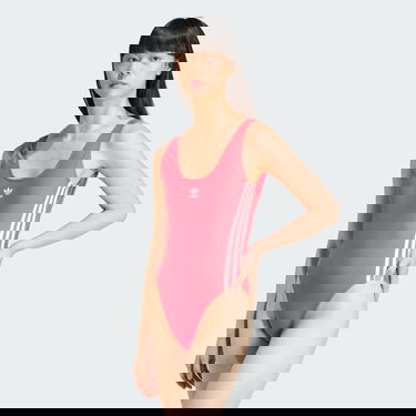 Plavky adidas Originals Adicolor 3-Stripes Swimsuit Ružová | IT8628, 0
