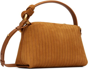 Kabelka JW Anderson Suede-Effect Paneled 'The JWA Small Corner' Bag Hnedá | HB0758-LA0375, 4