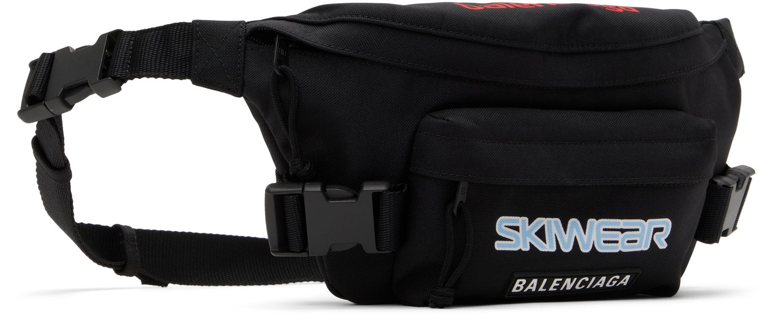 Ľadvinka Balenciaga Black Ski Belt Bag Čierna | 770881-2ABEN-1000, 1