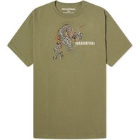 Tričko Maharishi Embroided Sue-Rye Dragon T-Shirt Zelené | 4541-OLV, 1