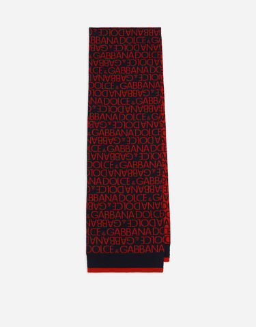 Šál Dolce & Gabbana Dolce & Gabbana Wool Logo Scarf Rôznofarebný | LBKAD6JCVW1S9000, 0