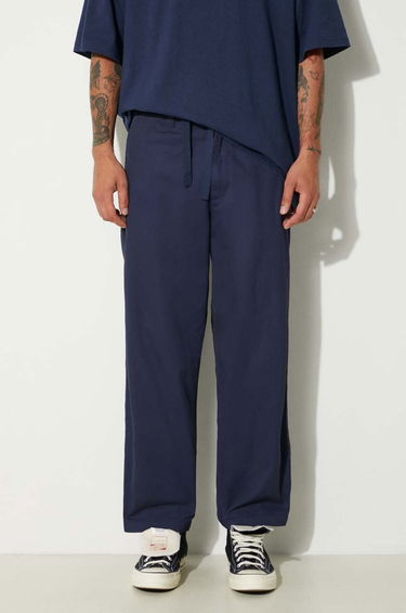 Cargo nohavice AAPE by A Bathing Ape AAPE Simple Cotton Pants Navy | AAPPTMA677XXM, 2