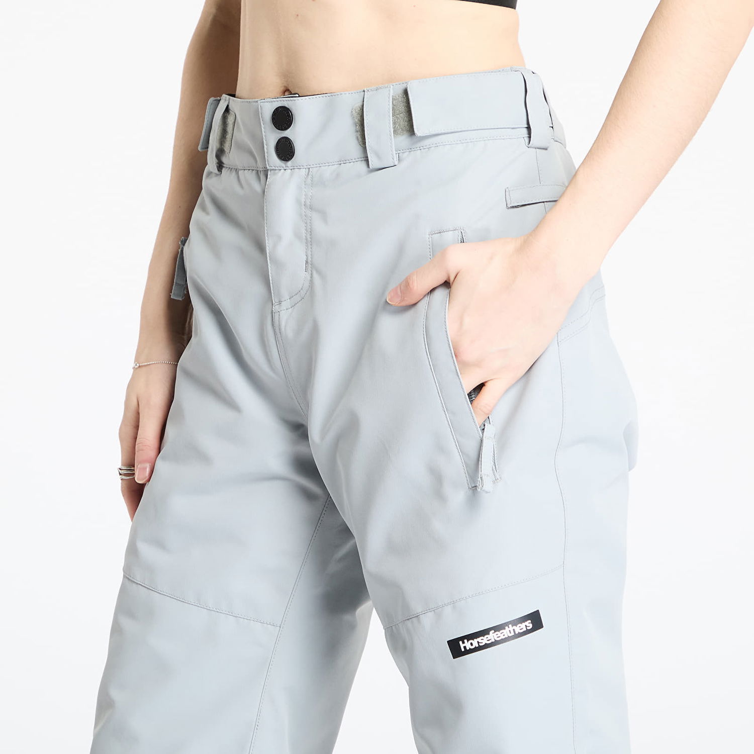 Nohavice Horsefeathers Diane Snowboarding Pants Šedá | OW227C, 1